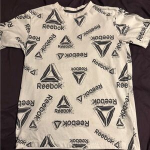 Reebok Black and White Logo Men's Tee